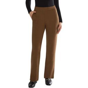 NWOT Matty M Women's M Brown Stretch Straight Pants